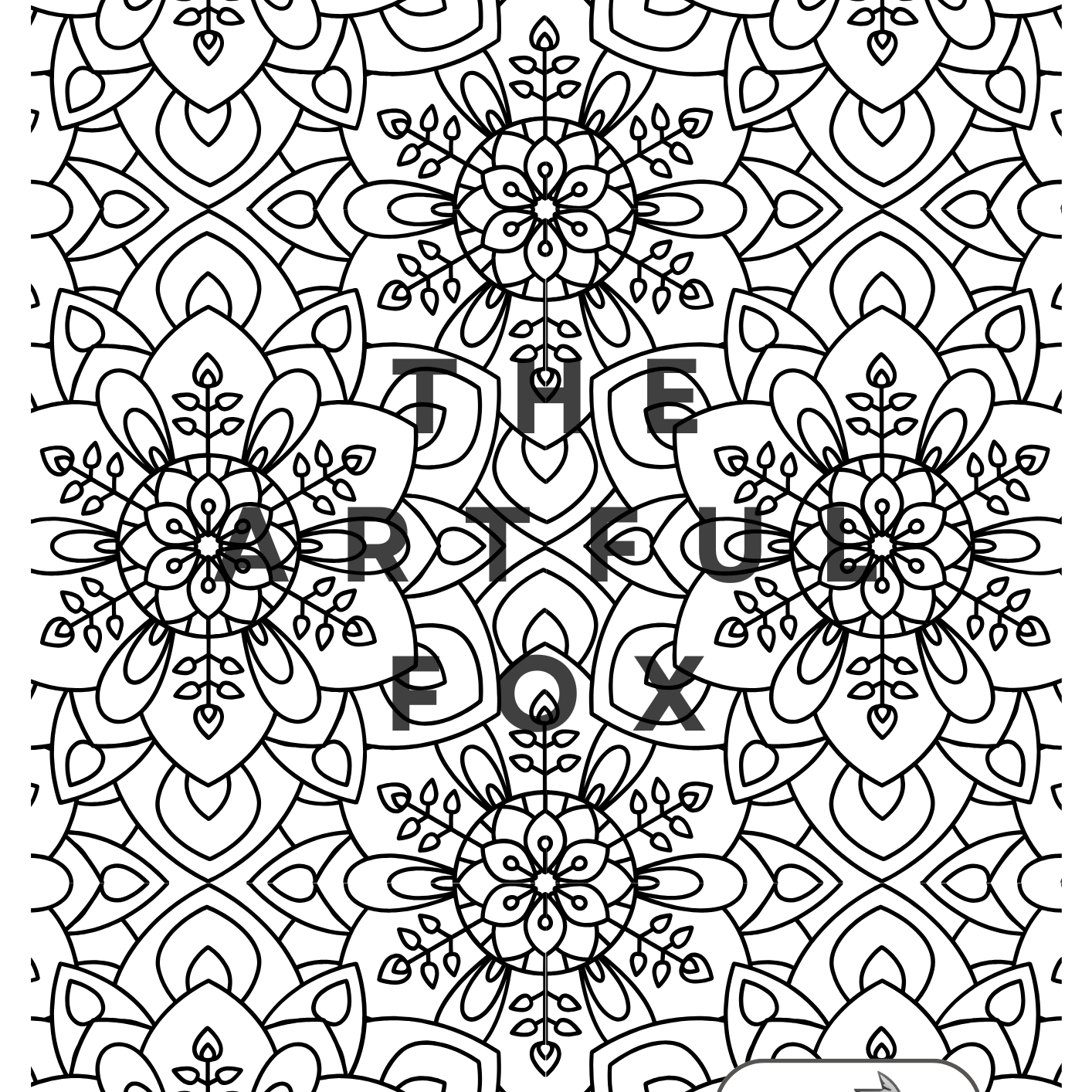 Mandala Mindful Masterpieces – 10 Watercolour Sheets for Calm & Creativity | Mandala Colouring for Adults & Kids on 190 GSM Paper