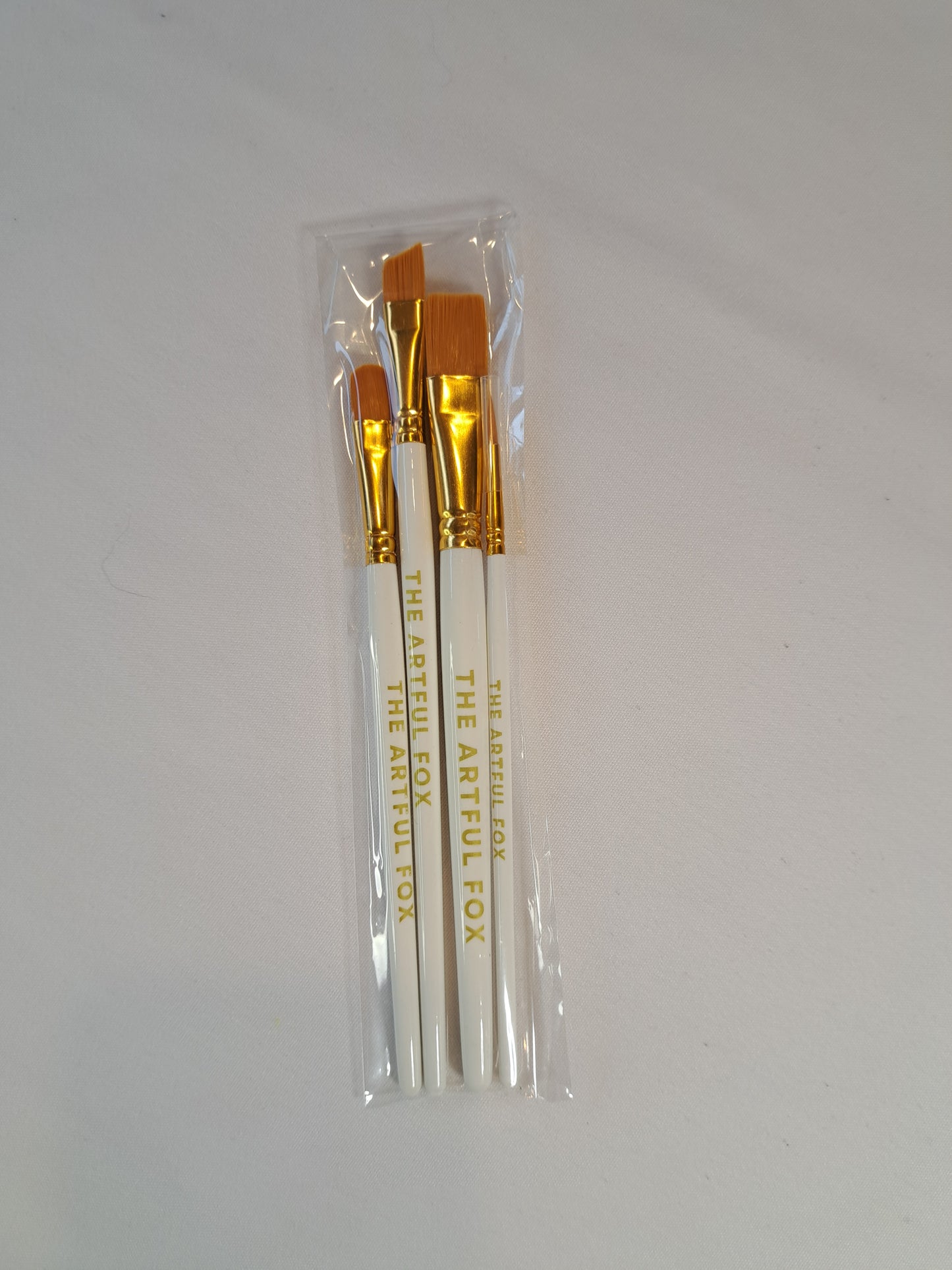 The Artful Fox Professional Paintbrush Set – 4 Precision Brushes