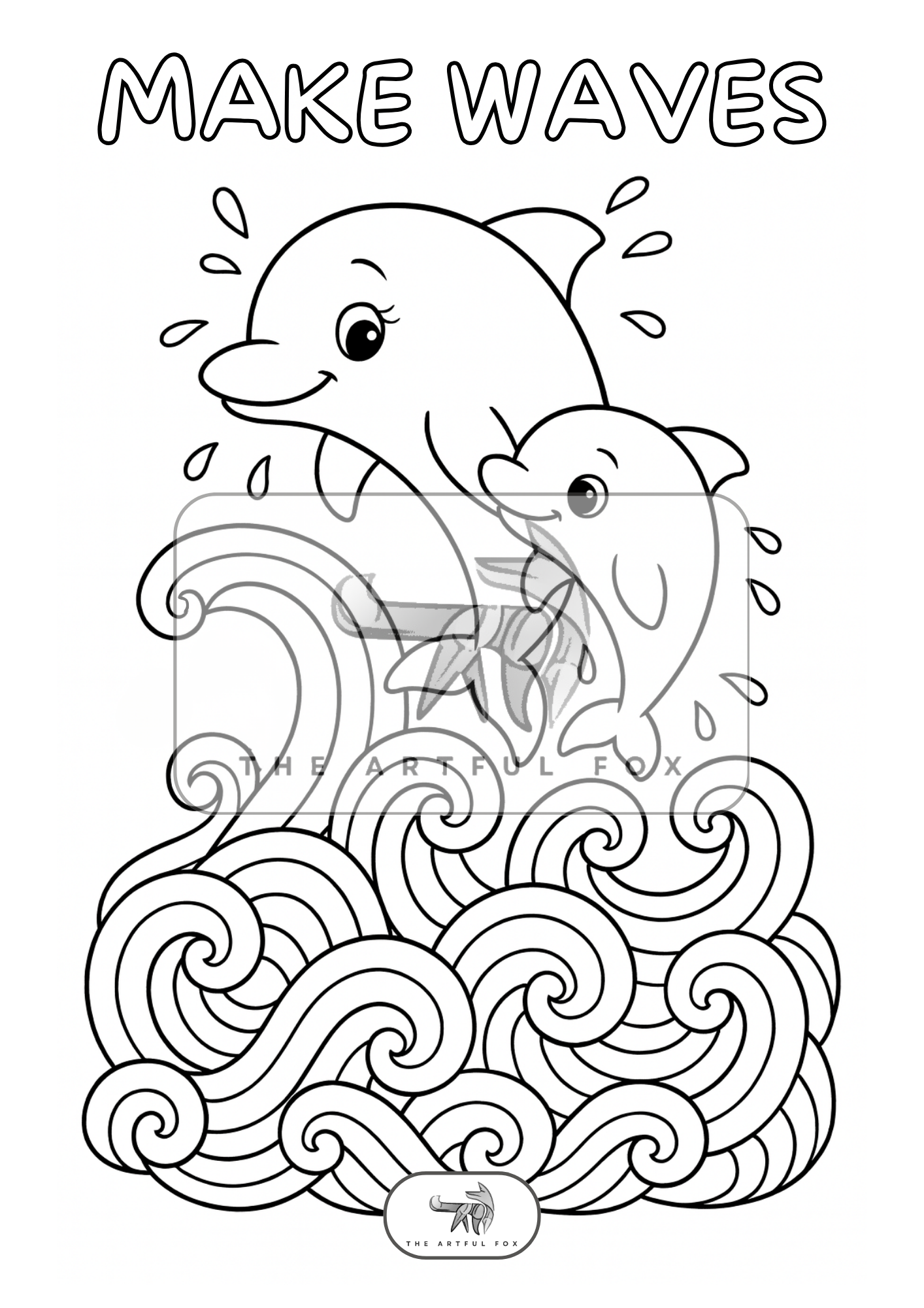Cute Under the Sea Themed Colouring for Adults & Kids | Paint & Pen-Friendly Mindful Masterpieces – 10 Watercolour Sheets for Calm & Creativity on 190 GSM Paper
