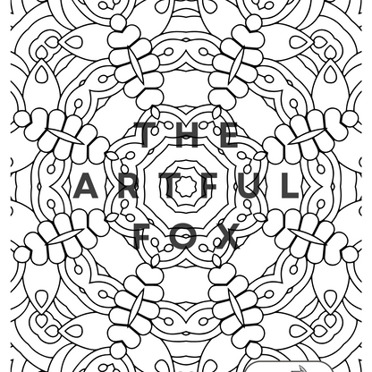 Mandala Mindful Masterpieces – 10 Watercolour Sheets for Calm & Creativity | Mandala Colouring for Adults & Kids on 190 GSM Paper