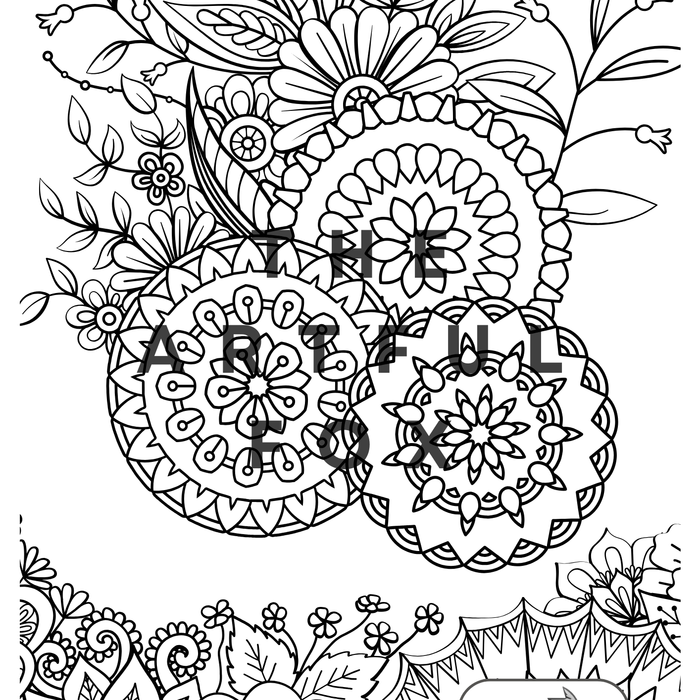 Mandala Mindful Masterpieces – 10 Watercolour Sheets for Calm & Creativity | Mandala Colouring for Adults & Kids on 190 GSM Paper