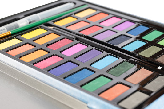 36 Watercolour Paints with Brushes & Pencil | Artist’s Series Budget-Friendly Set